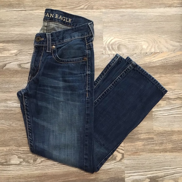 American Eagle Outfitters Low Rise Bootcut Cotton Jeans 32x32 - Picture 3 of 13